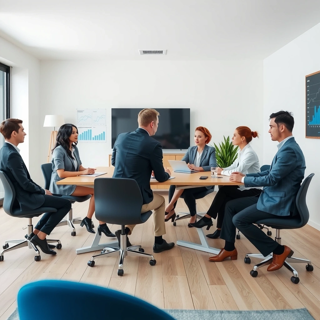 Allington team of financial advisors in modern office